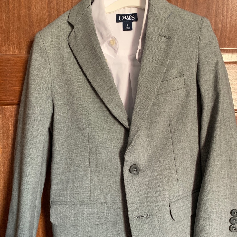 Grey boys suit set